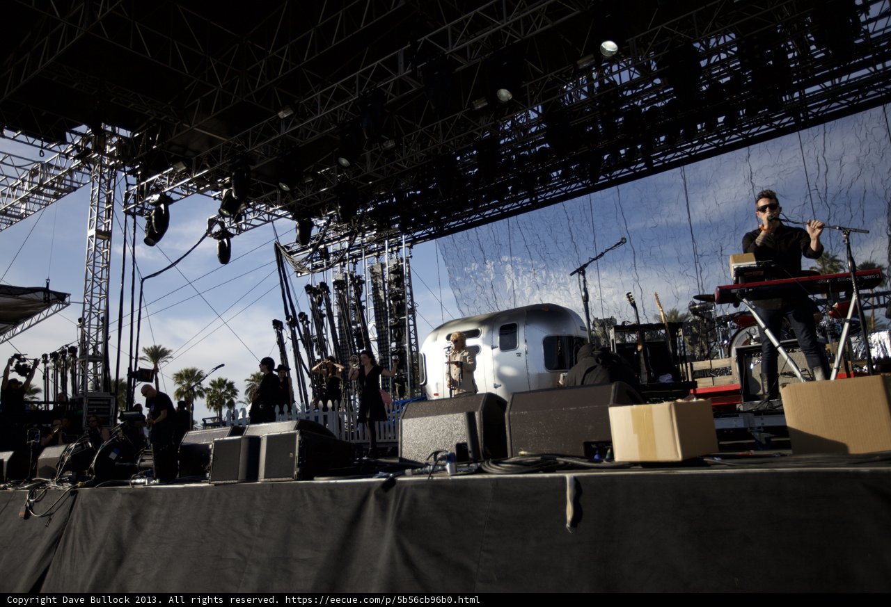 Carina Round performs on stage at Coachella