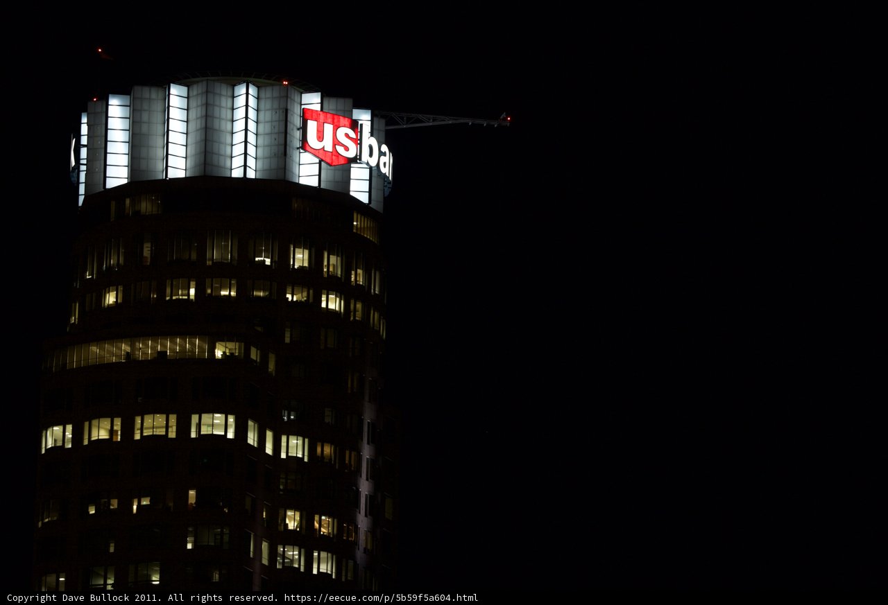 A Nighttime View of the Iconic Hollywood Sign