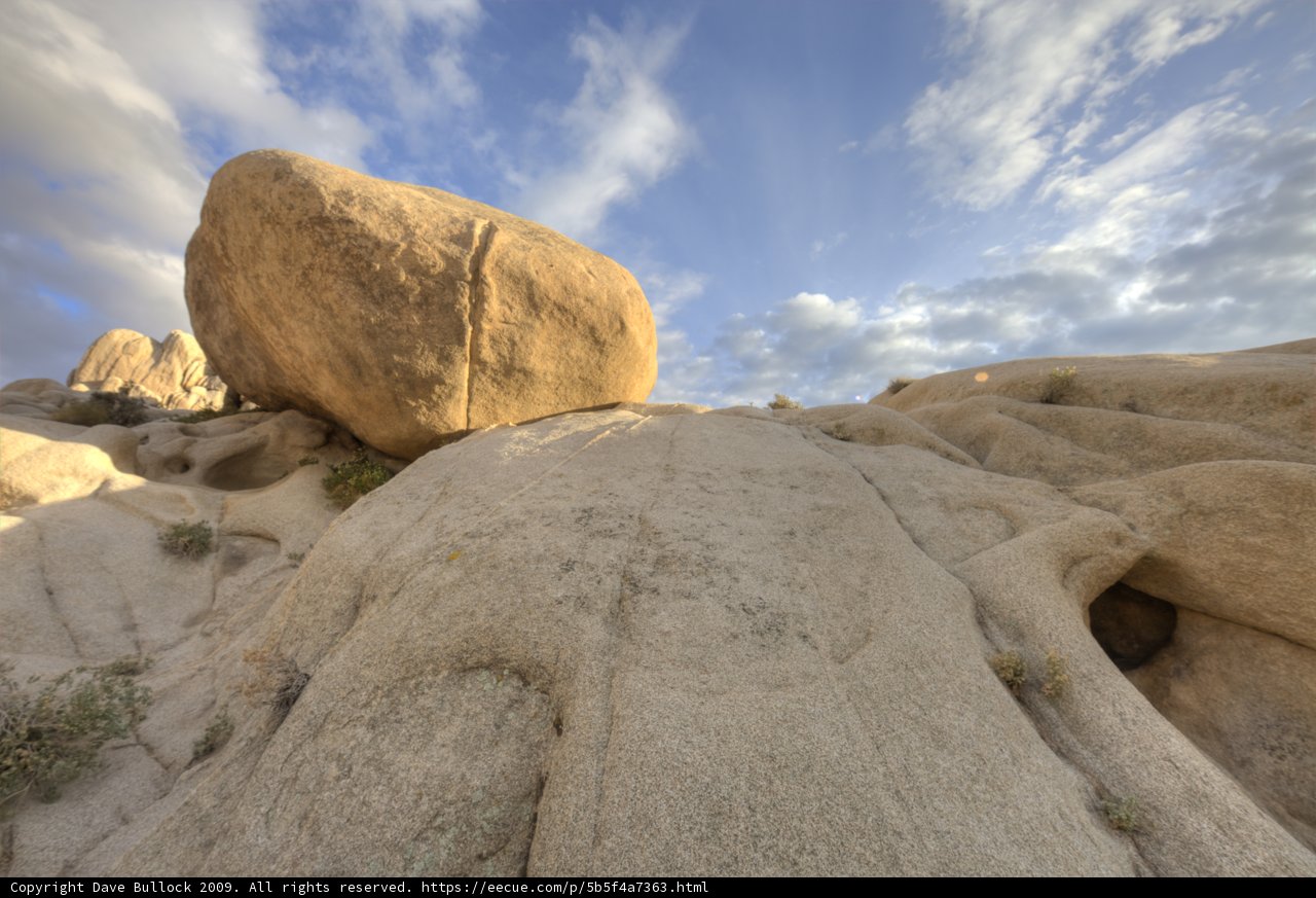 Majestic Rock and Sky Captivates the Eyes