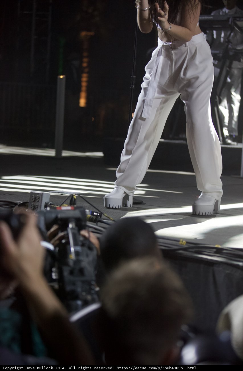 Woman on Stage at Coachella 2014
