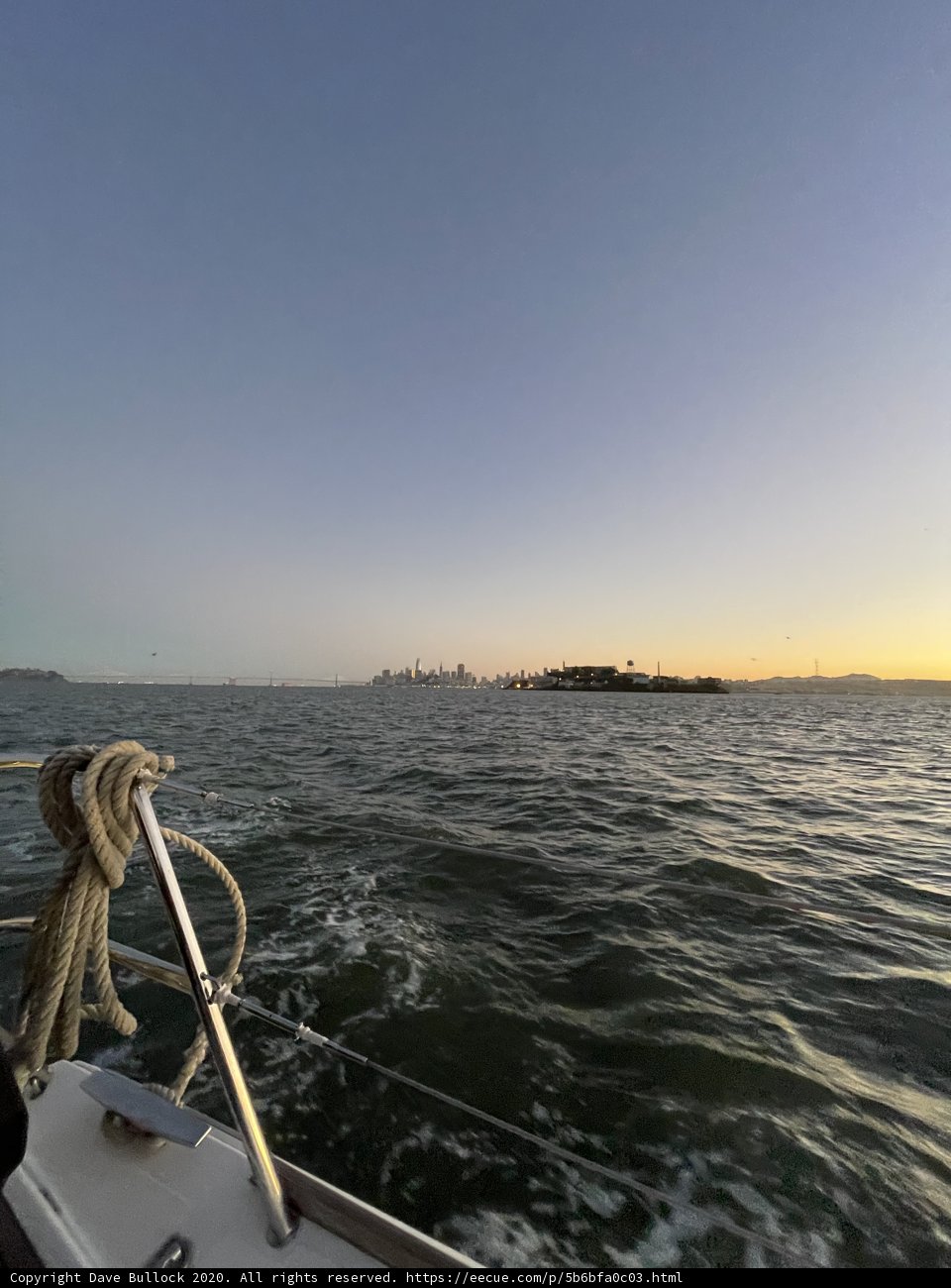Serene Sunset on San Francisco Bay