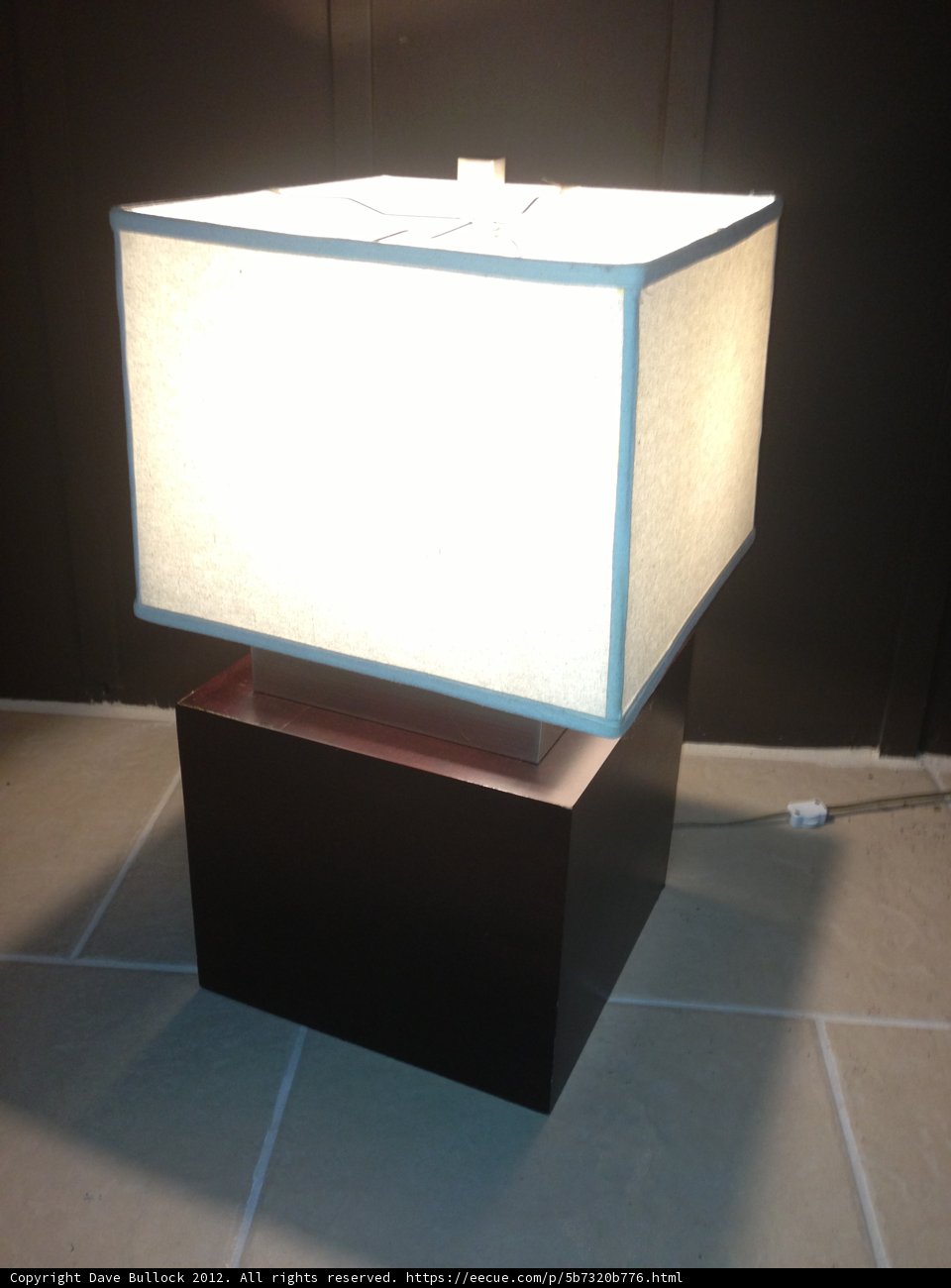 Square Table Lamp