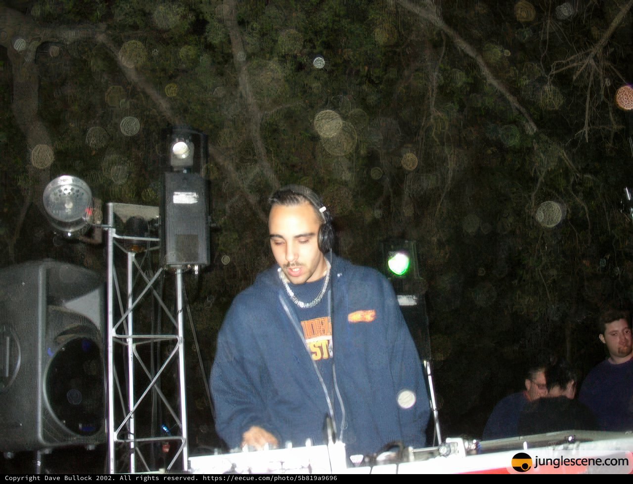 Blue Jacket DJ Spinning Summer Jams