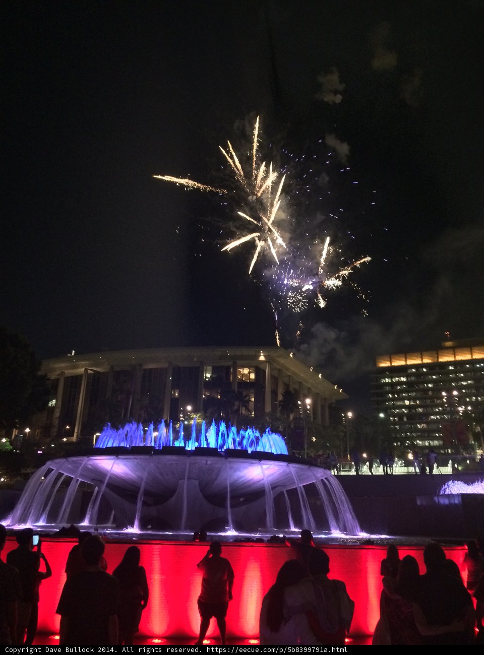 Fireworks Display at Civic Center Mall