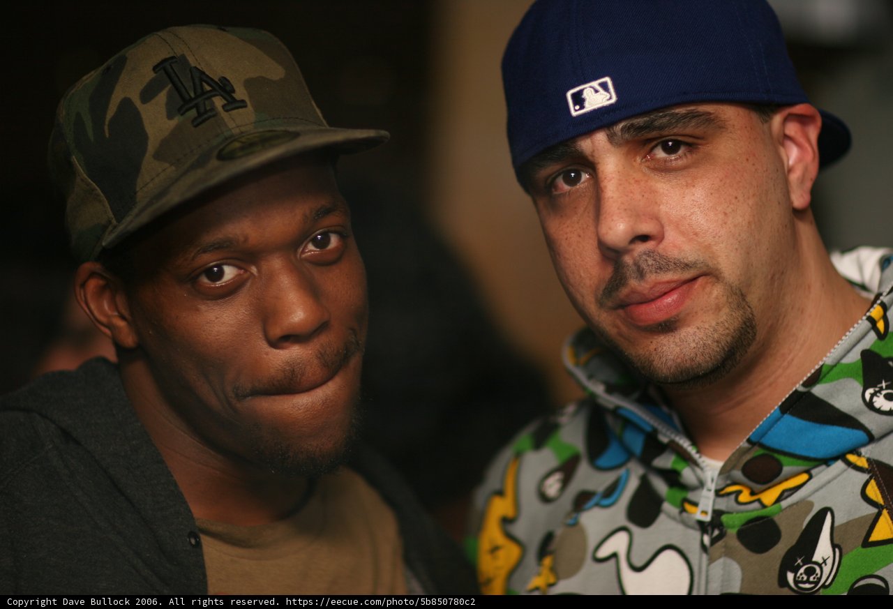 Two Men Posing for a Picture