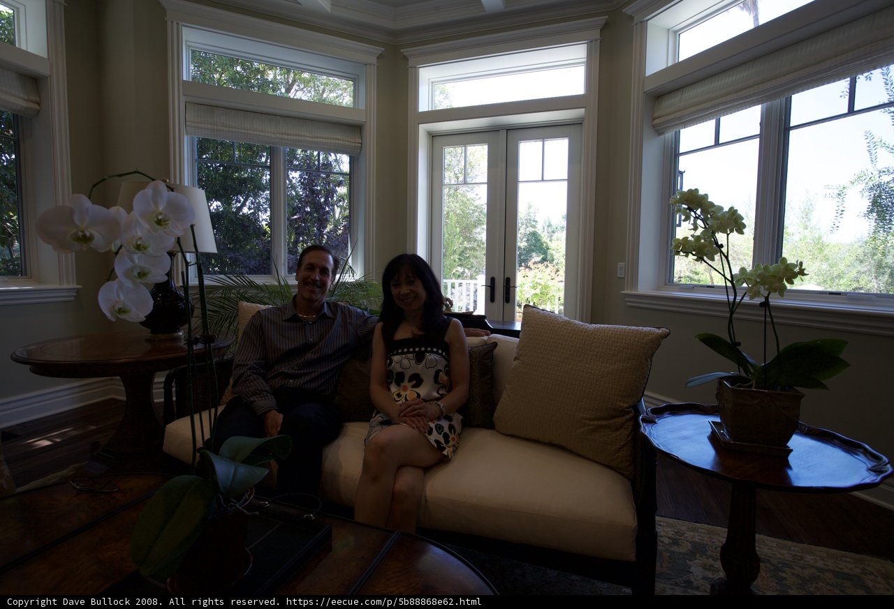 Cozy Living Room with Flower Arrangement