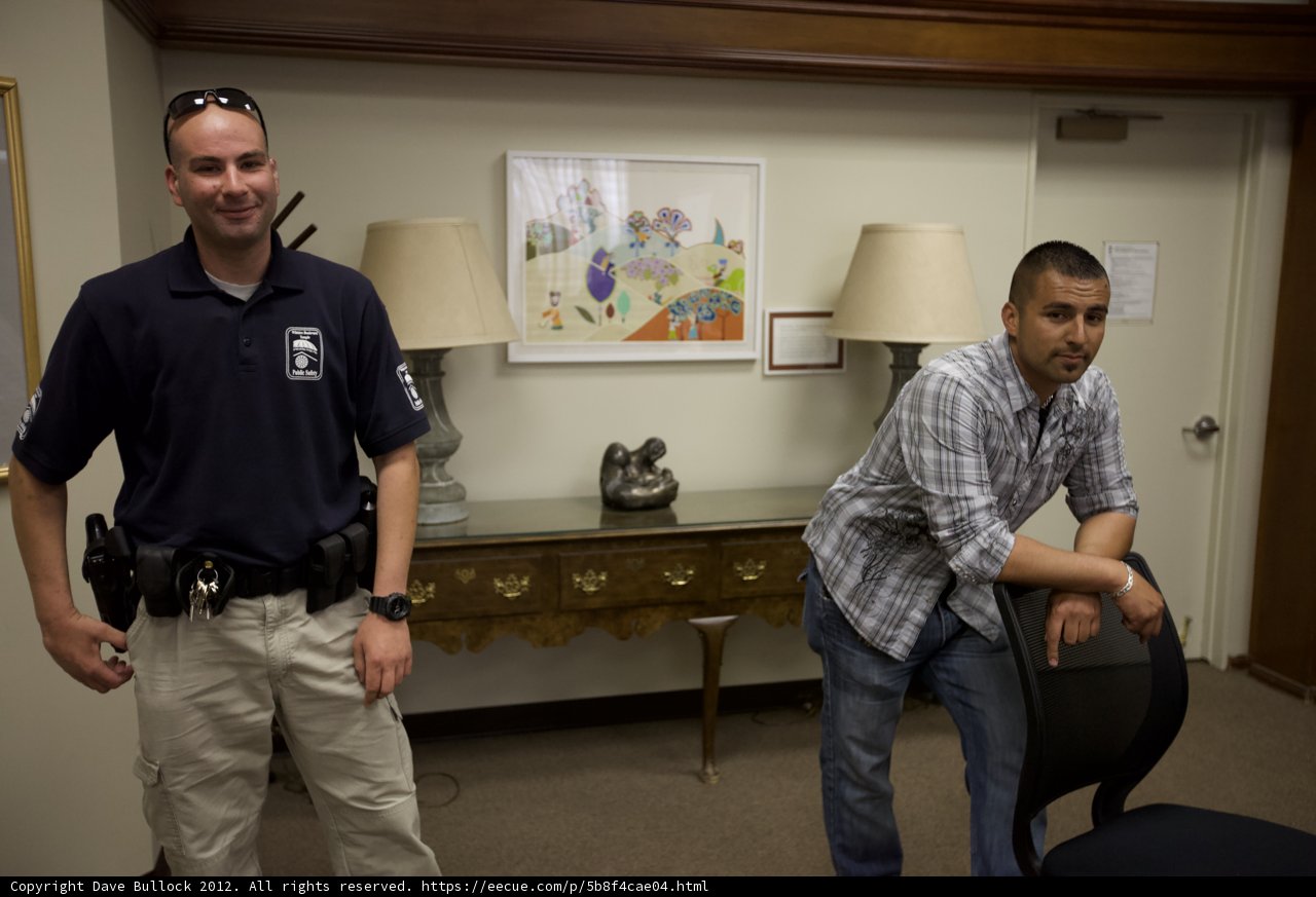 Two Men in a Living Room