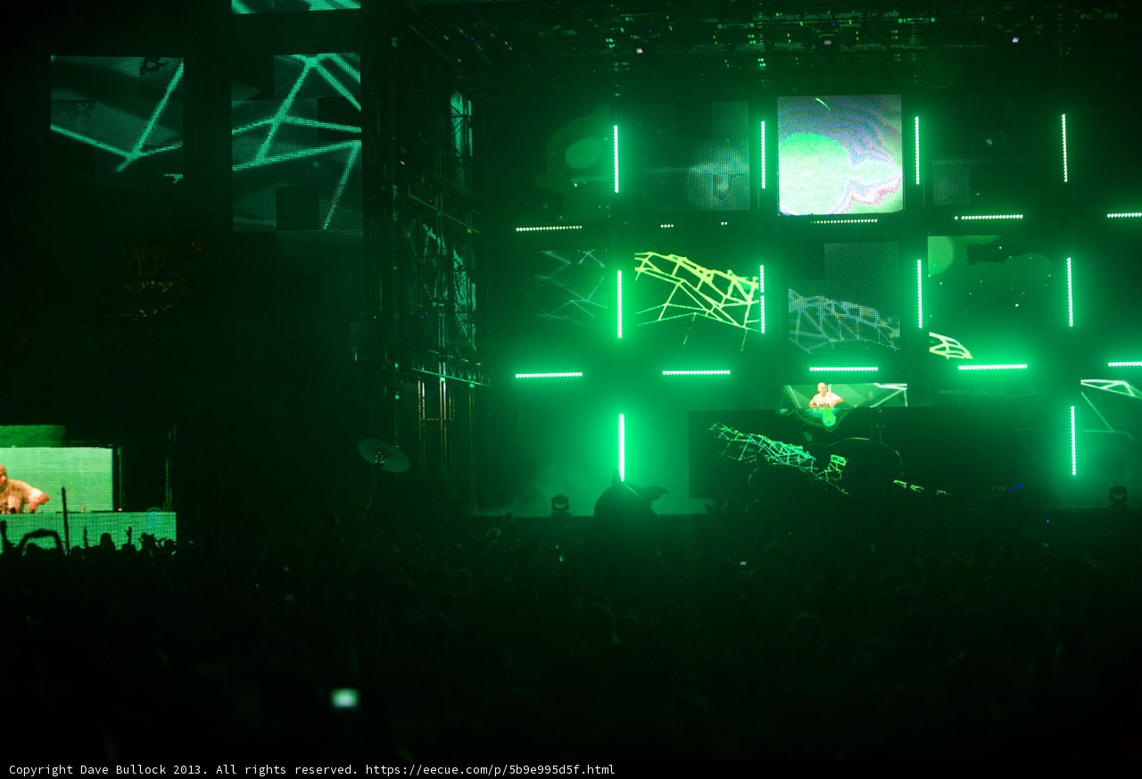 Spotlight on the Rock Concert Stage