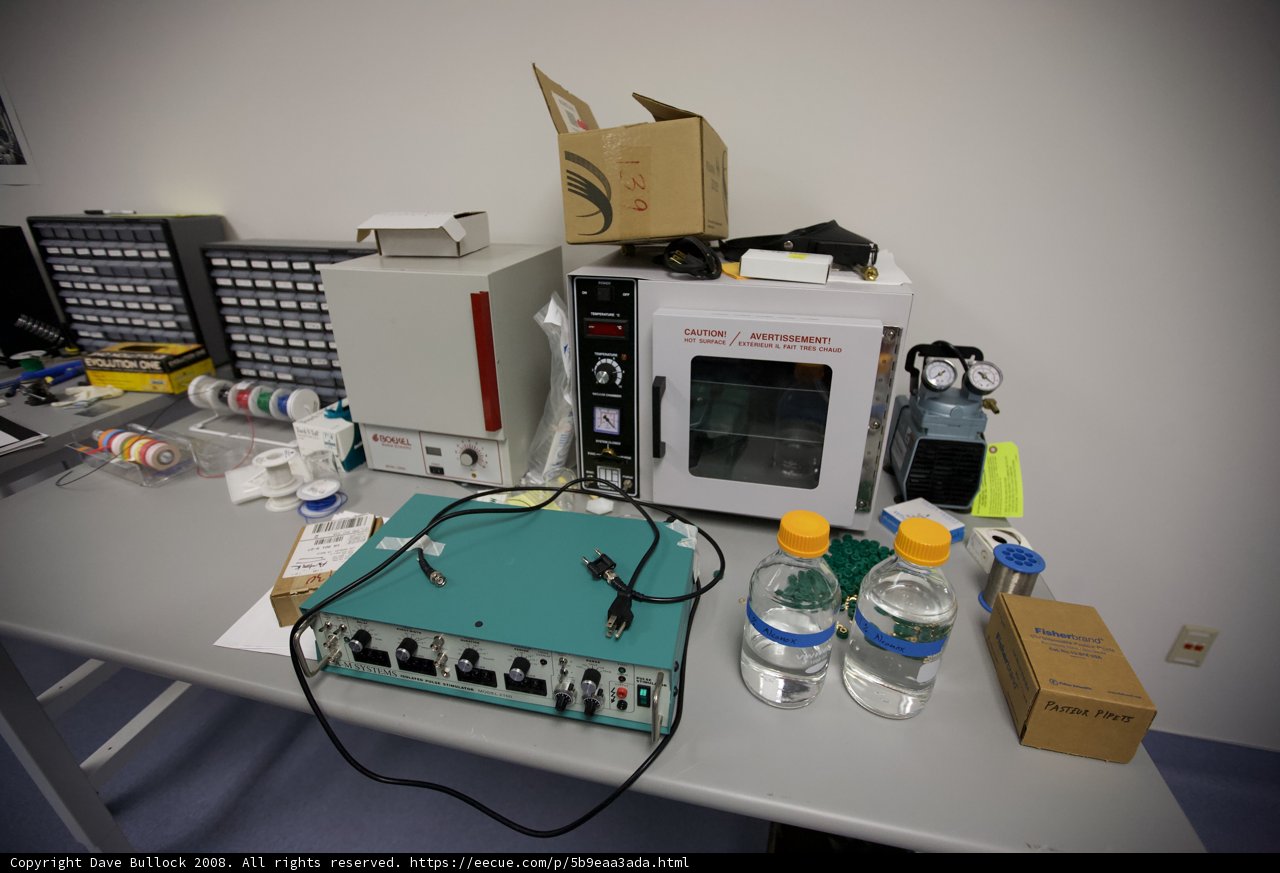 Electronic Equipment on a Work Table