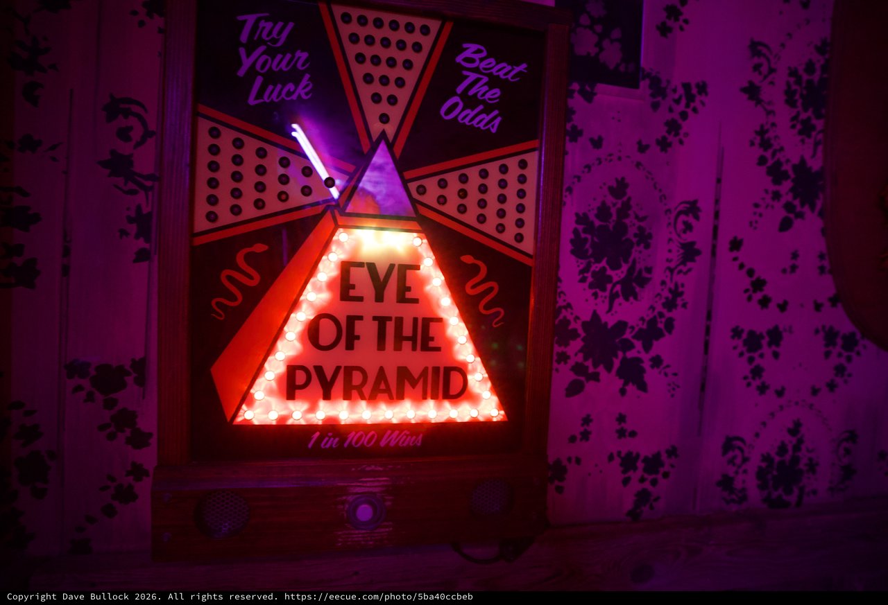 Eye of the Pyramid Vintage Carnival Game
