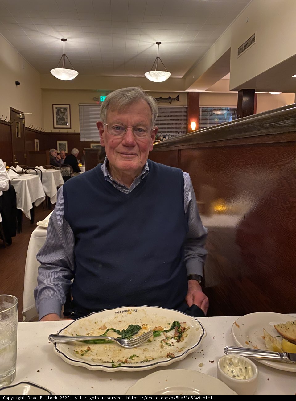 Fine dining at a San Francisco Restaurant