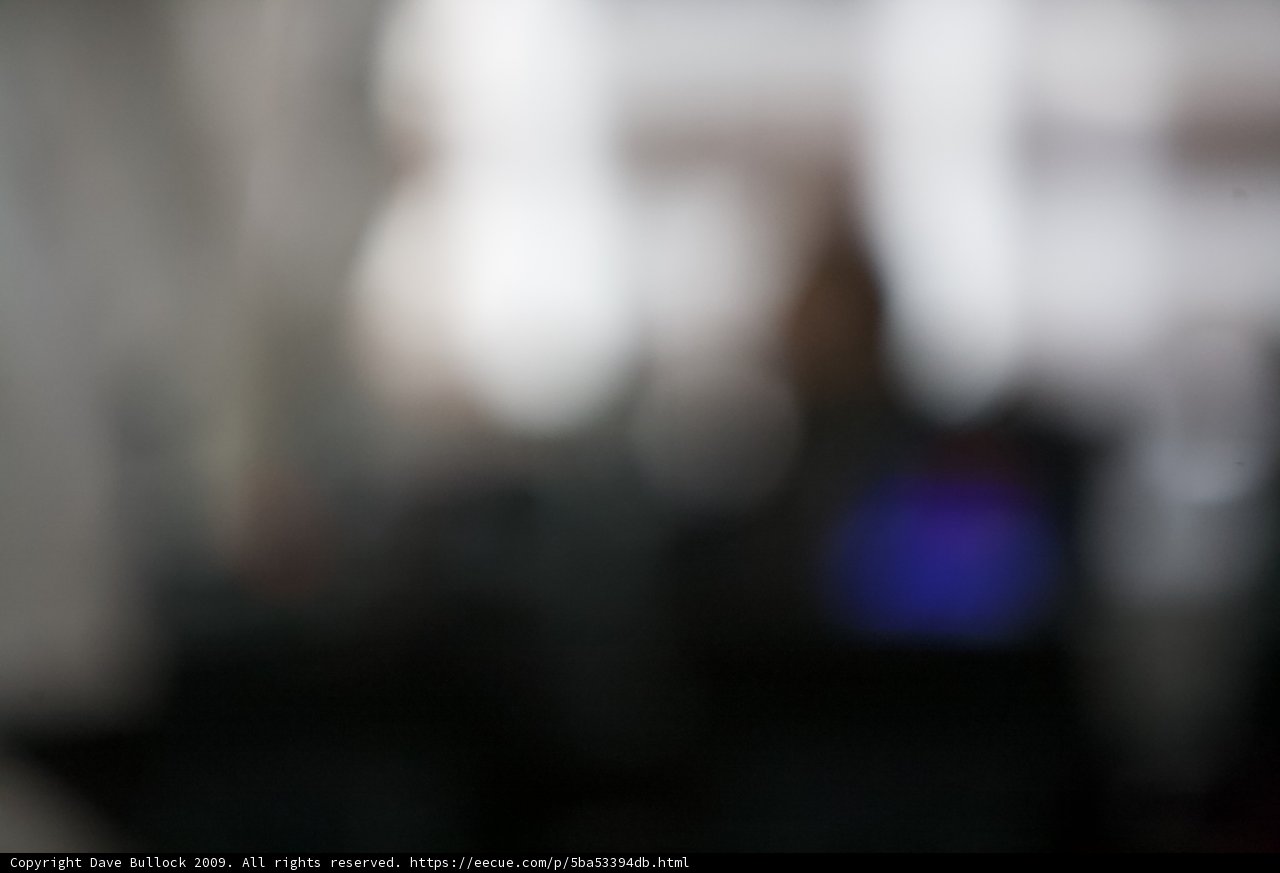 Blurred Shadow in the Dark