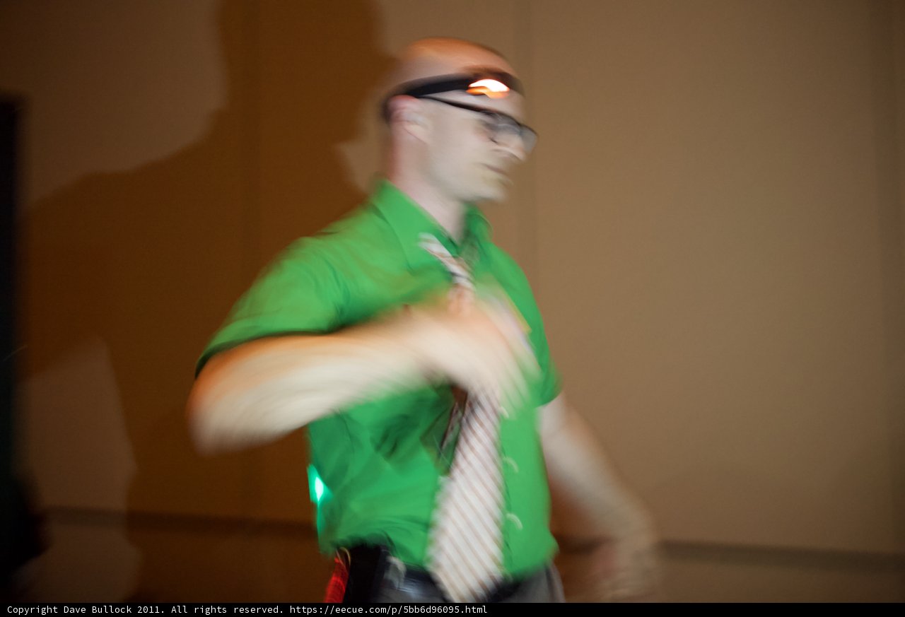 Green Shirted Man at Defcon