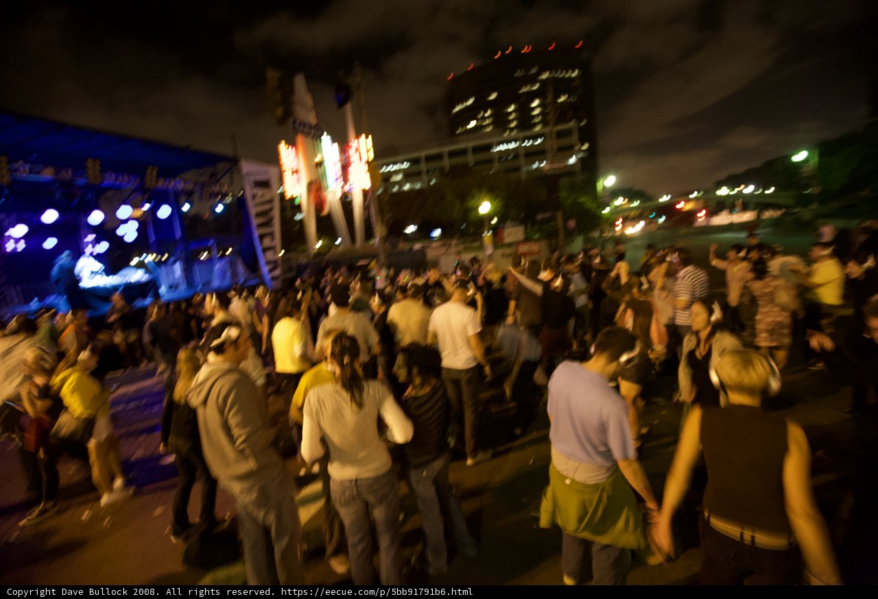 Urban Night Crowd