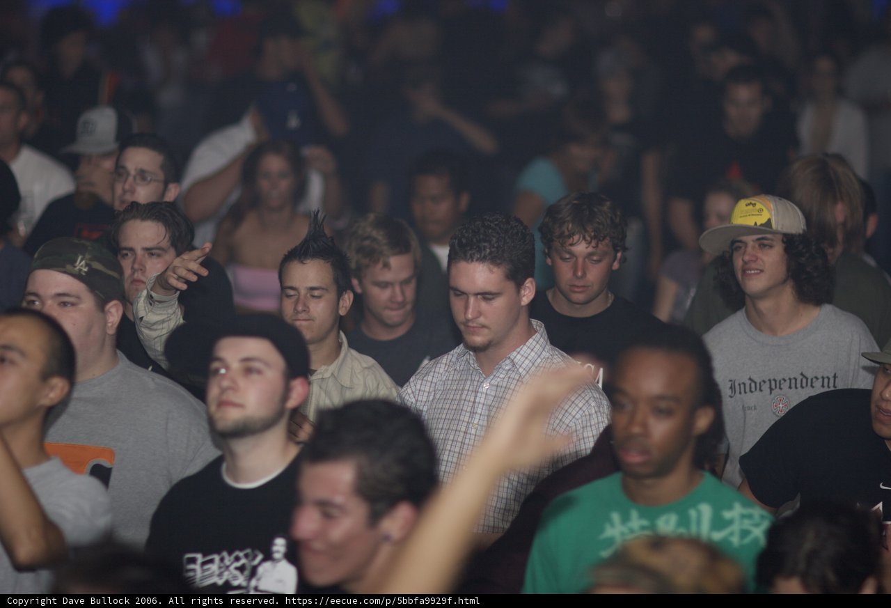 One Man Stands Out in the Crowd at Funktion Shimon 2 Concert
