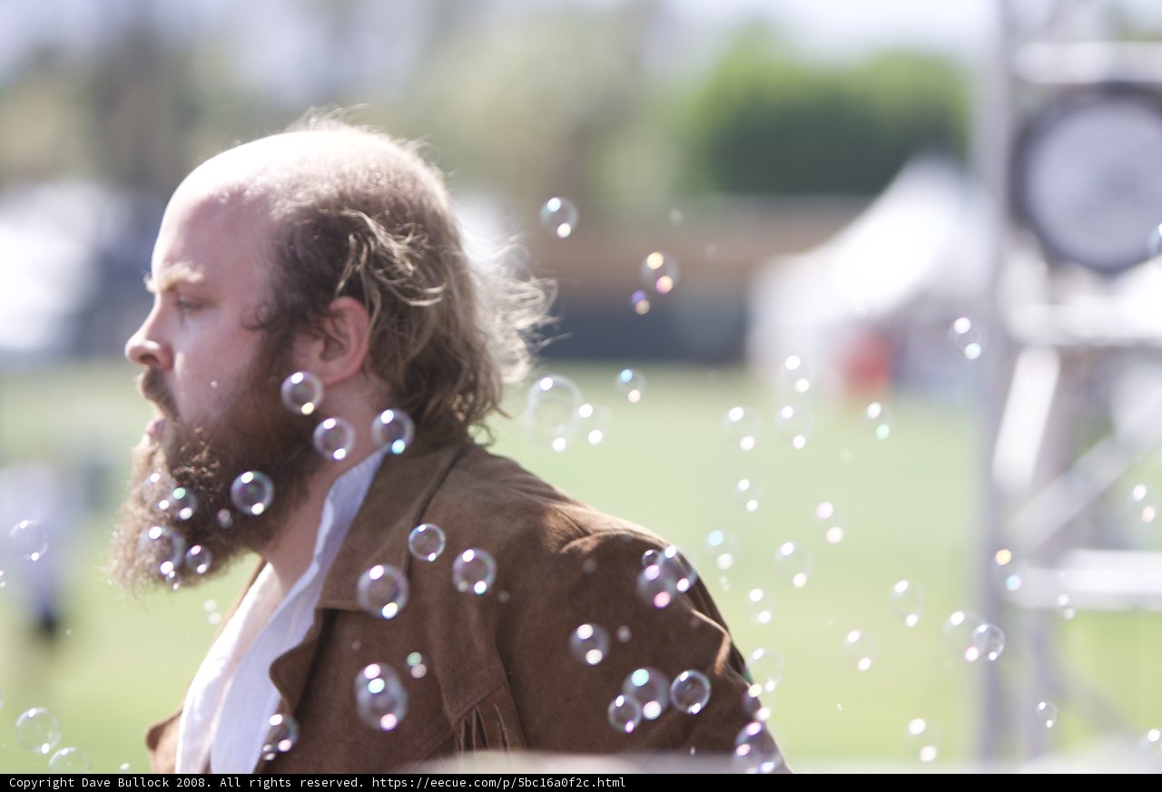 Bubble Blowing at Coachella