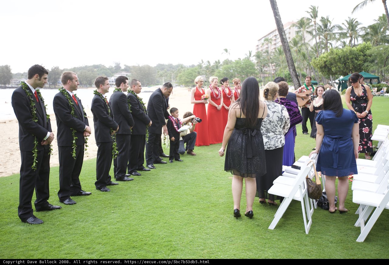 Formal Beach Wedding