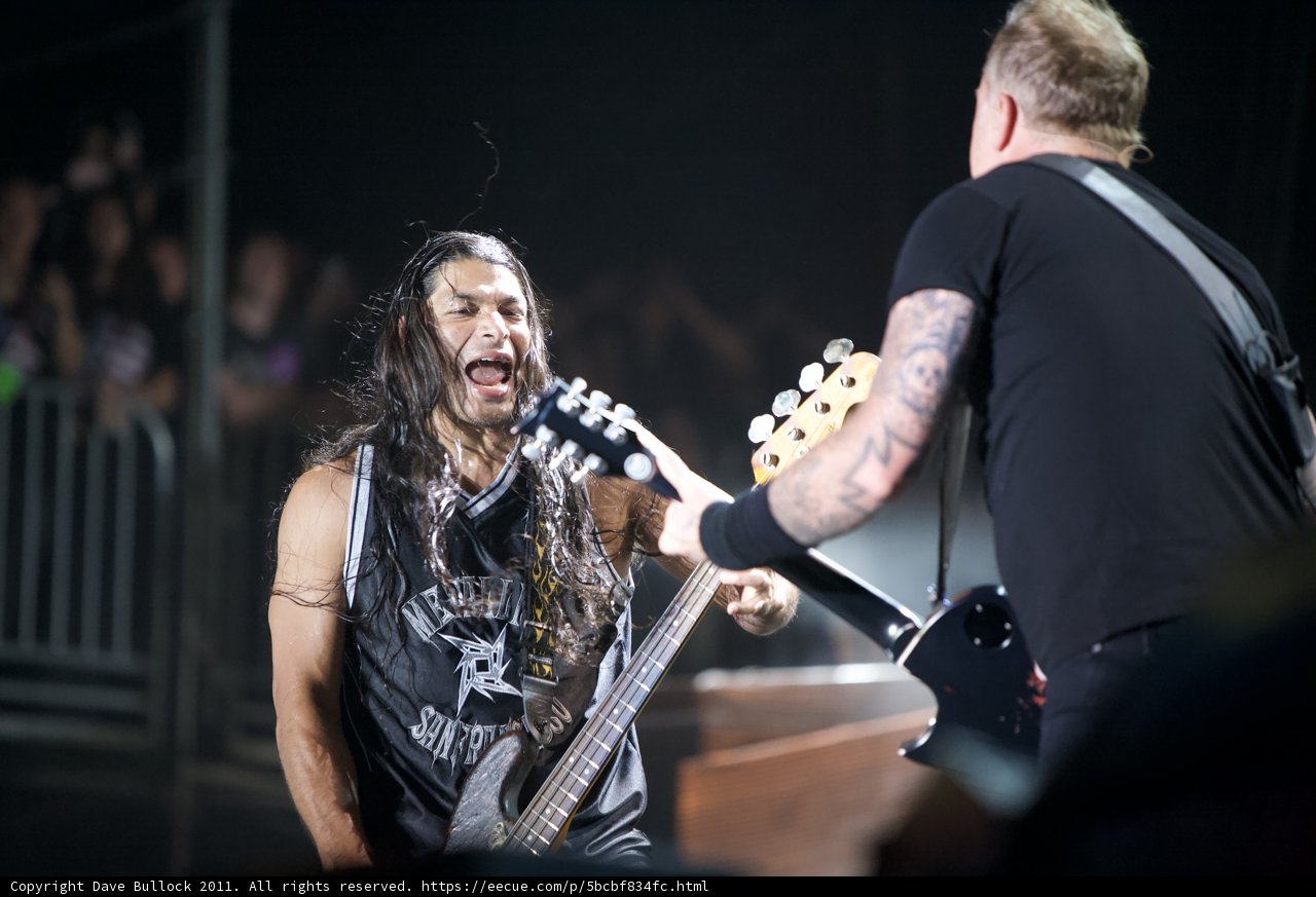 Musician Robert Trujillo Rocking the Big Four Festival