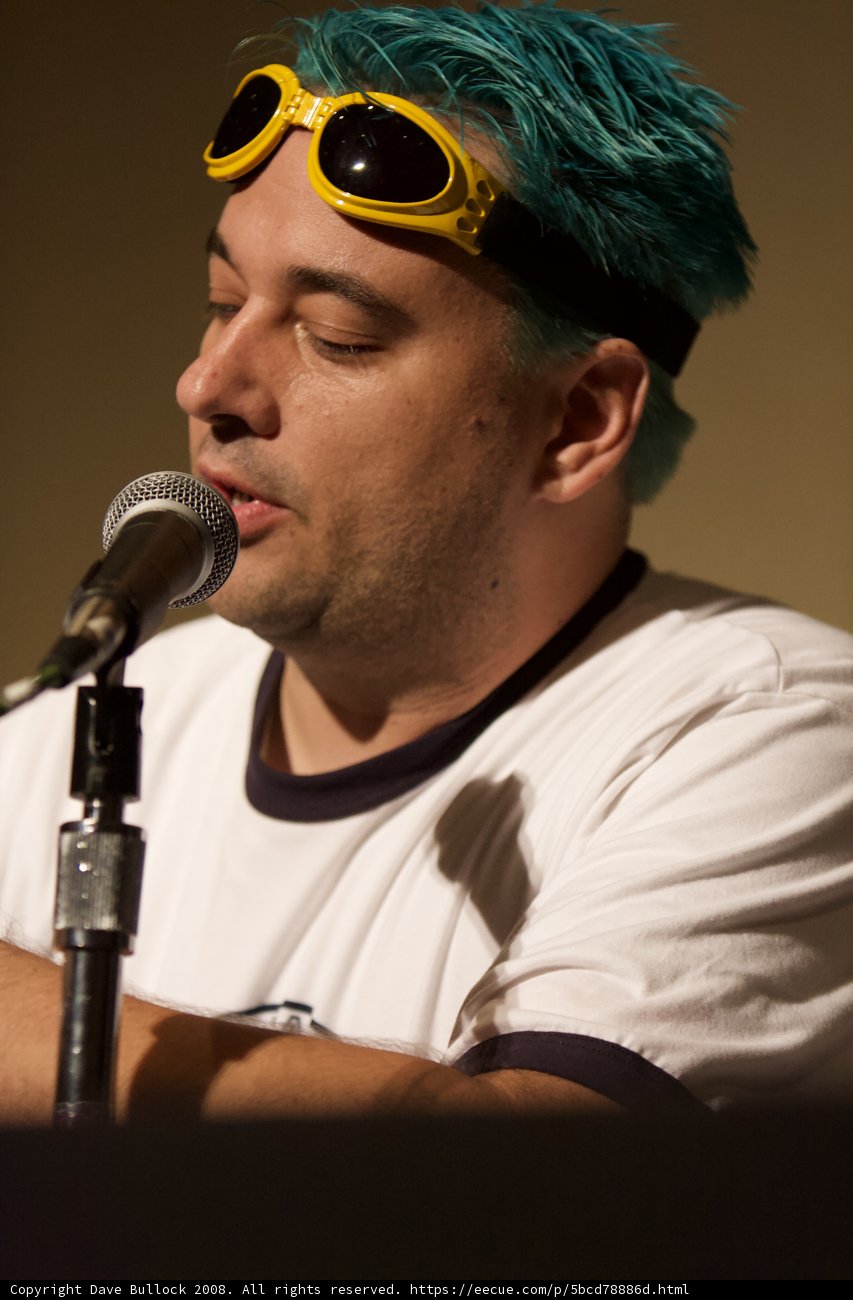 Blue Haired Performer