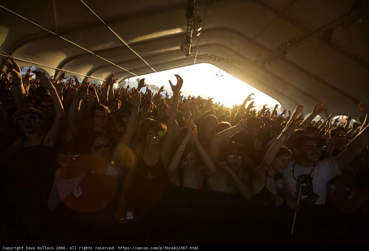 Coachella Crowd Goes Wild