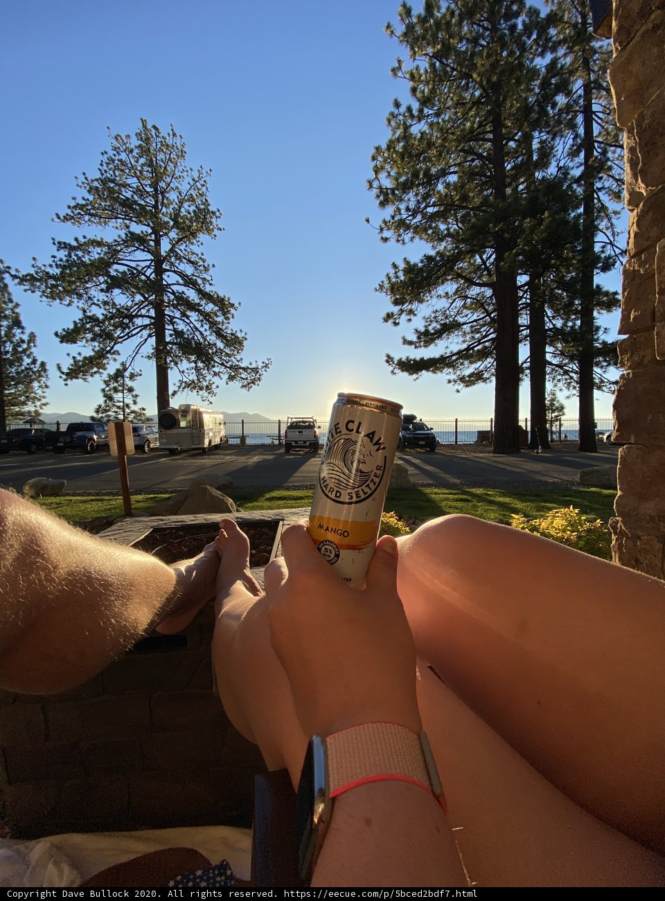 Relaxing in the Sunshine with a Cold Beer