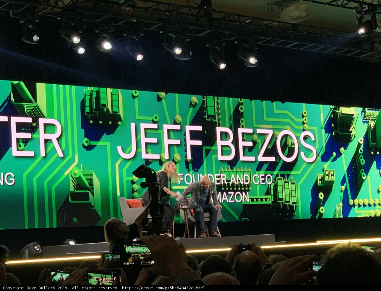 Jeff Bezos Rocks the House at Amazon Re: Invent Conference