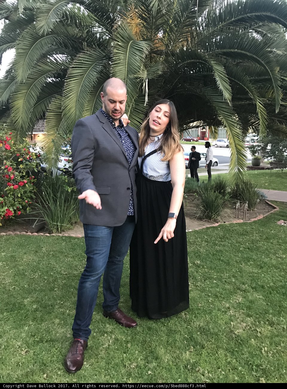 Posing in Palms