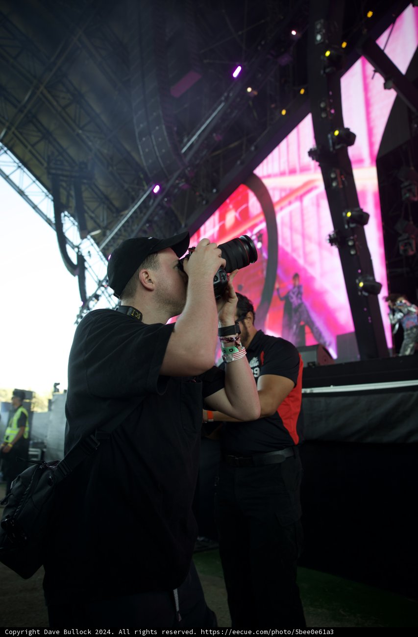 Capturing Moments: A Photographer at Work at Coachella 2024