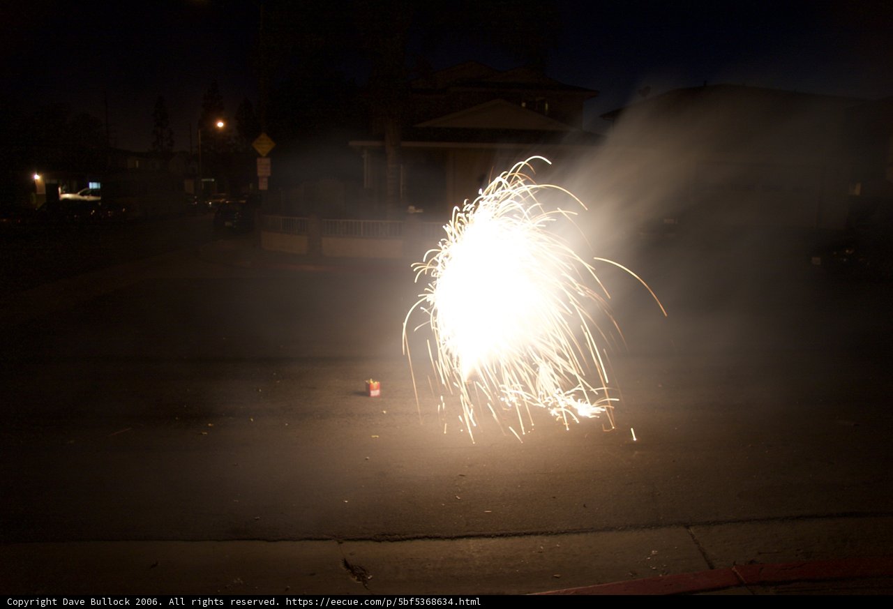 Burst of Flare in the Night Sky