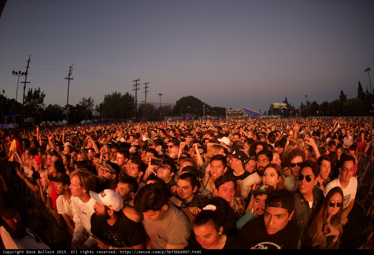 Vast Crowd at Dusk