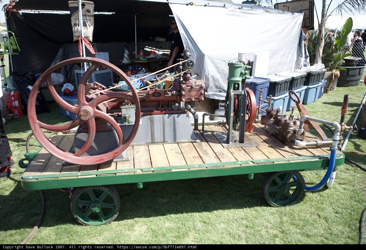 Steam Engine on a Wagon
