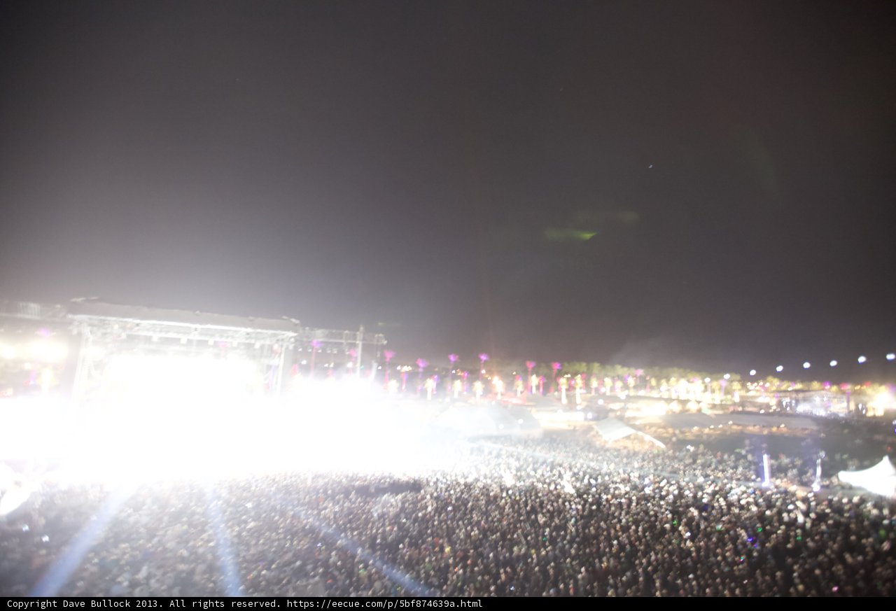 Illuminated Crowd at Coachella
