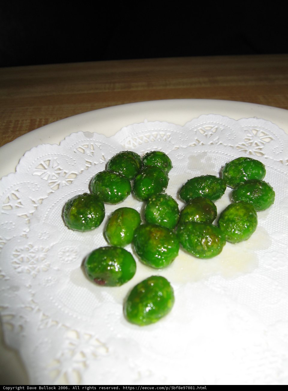 Green Beans on a Plate