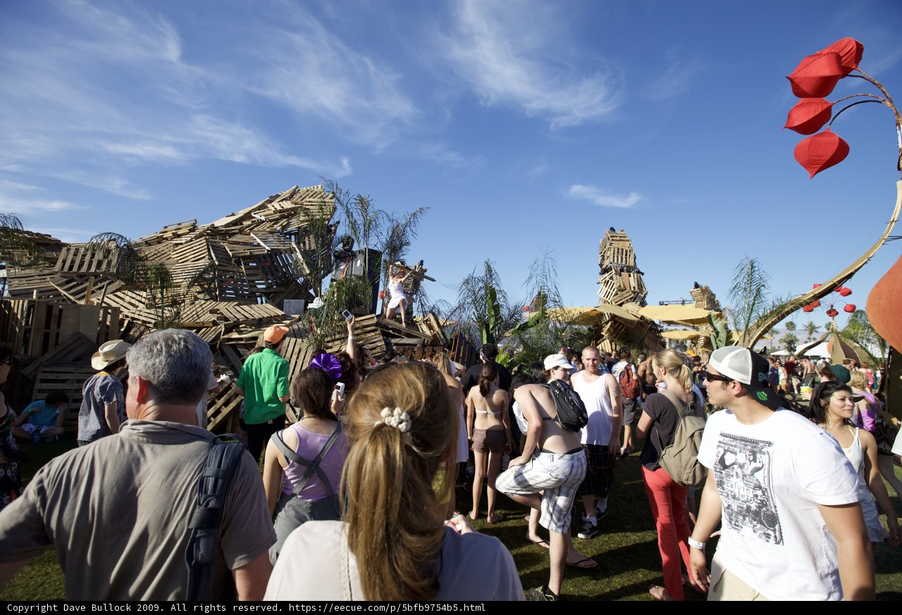 Wooden Structure at Coachella