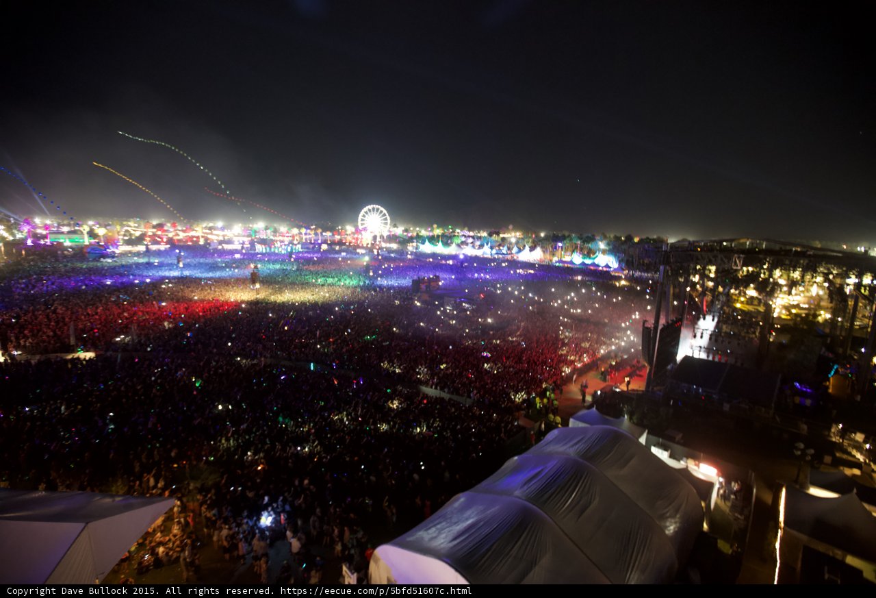 Sky-high Firework Fun at Coachella