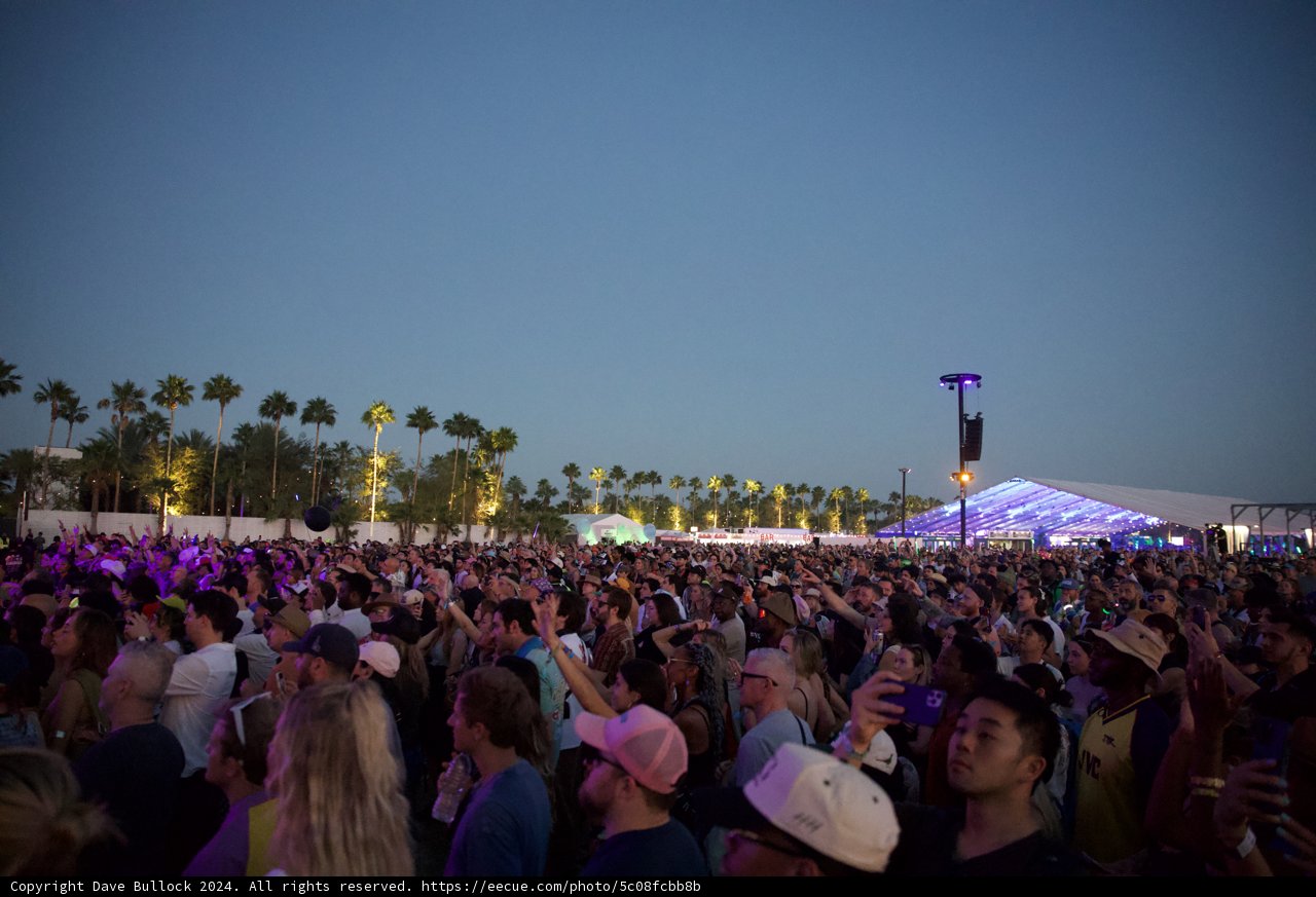 Purple Twilight Vibes at Coachella 2024