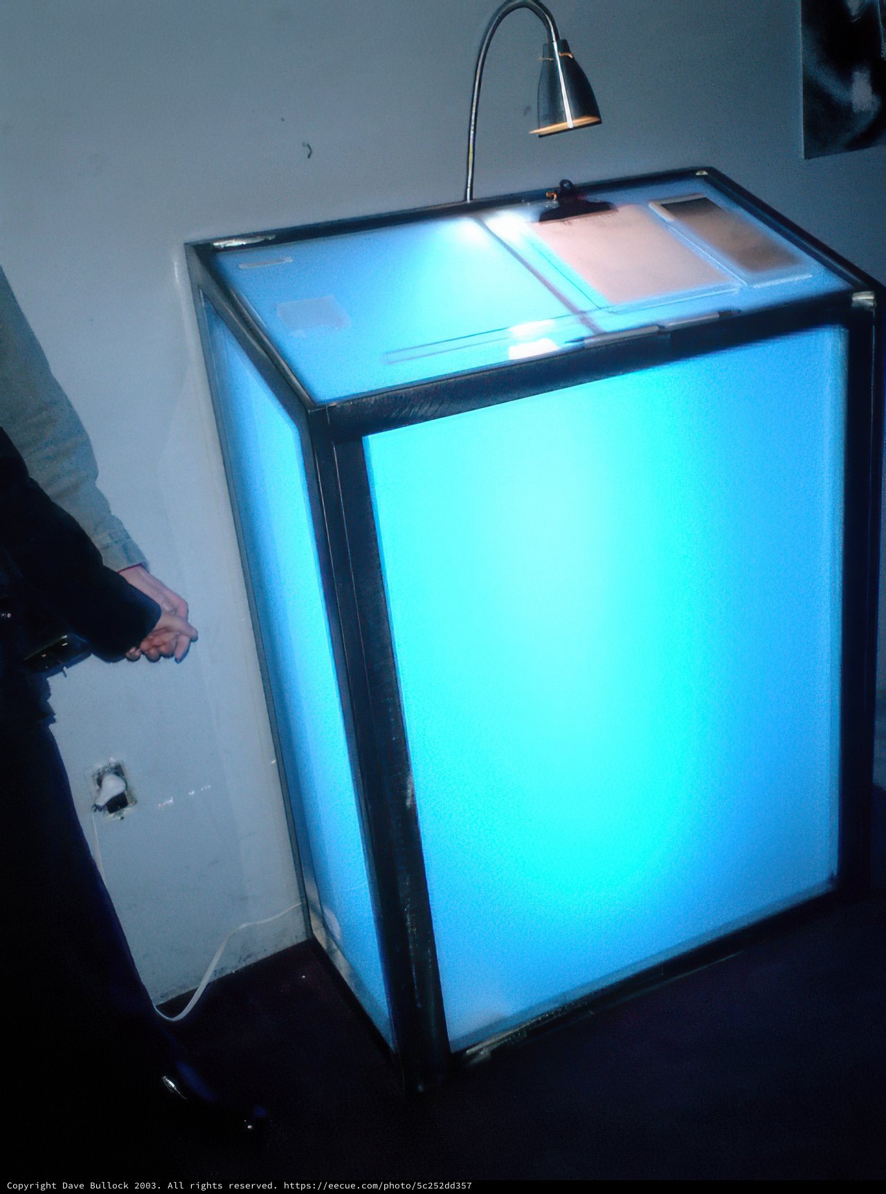 Blue Light Box with a Standby