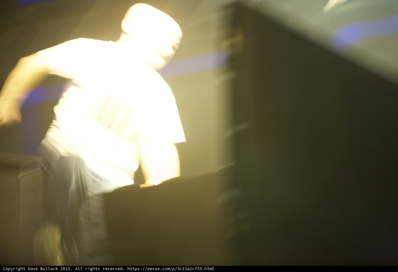 Blurry Man on Coachella Stage