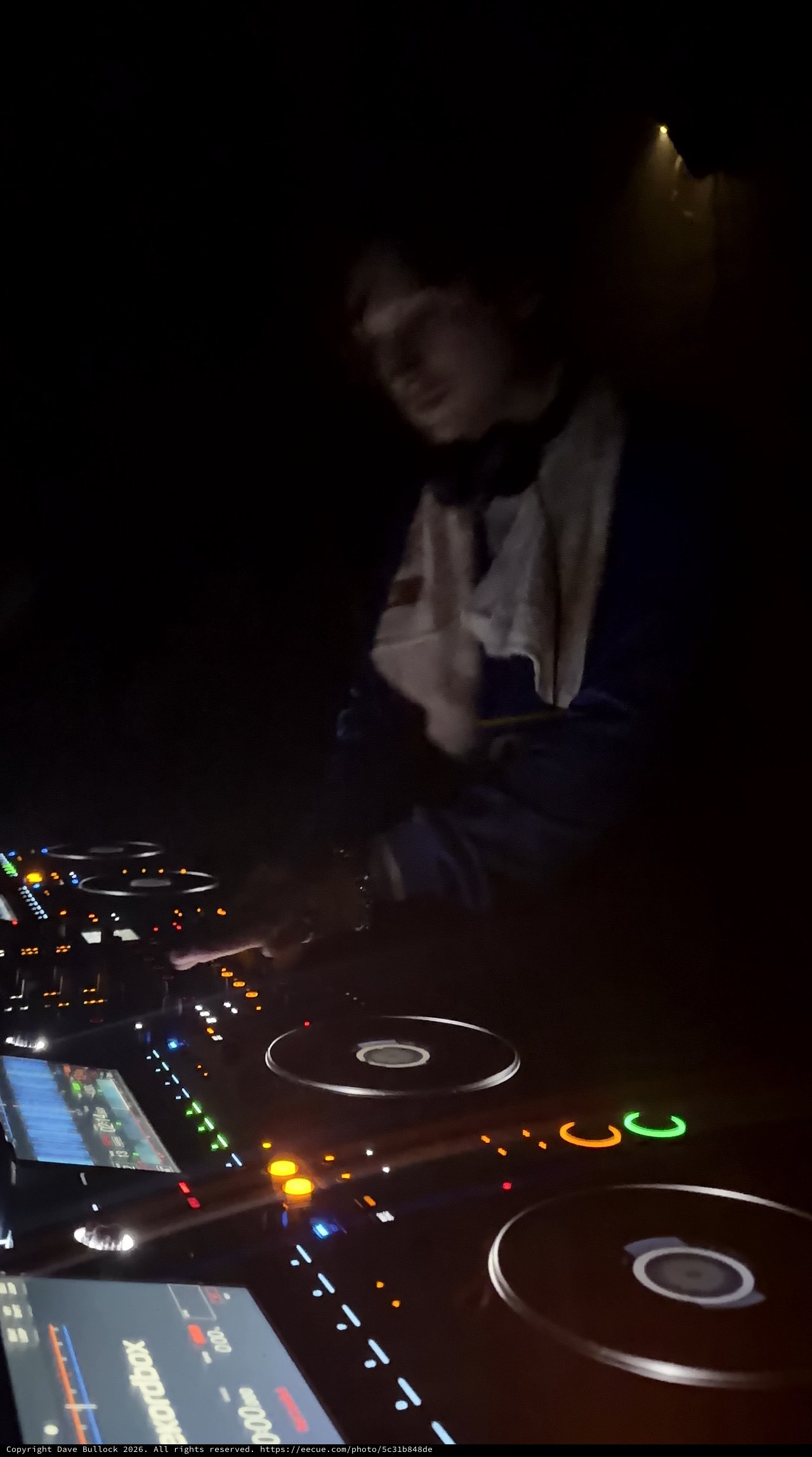 DJ Performing with Pioneer CDJ Controller Setup in London