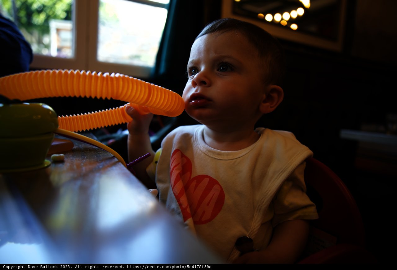 Baby's Playtime in High Chair
