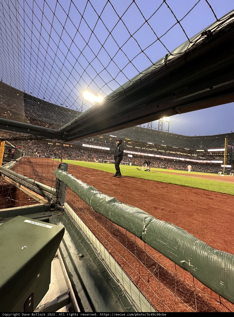 Lone Player on Oracle Park