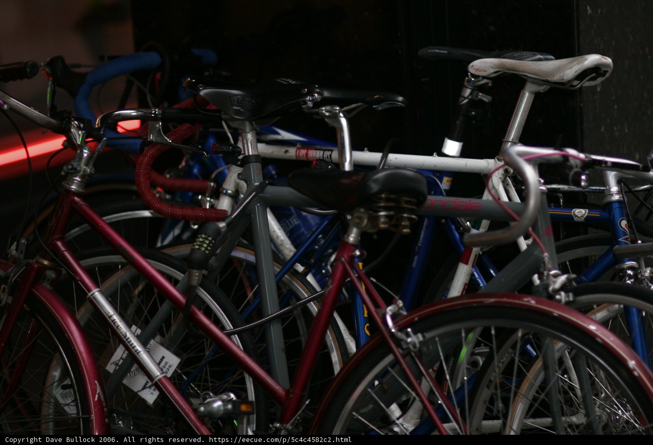Line of Efficient Bicycles