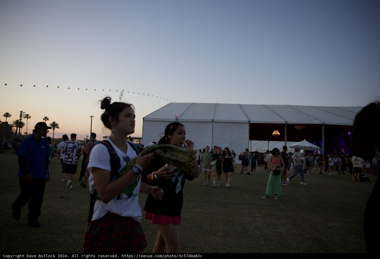 Sunset Strides: A View from Coachella 2024