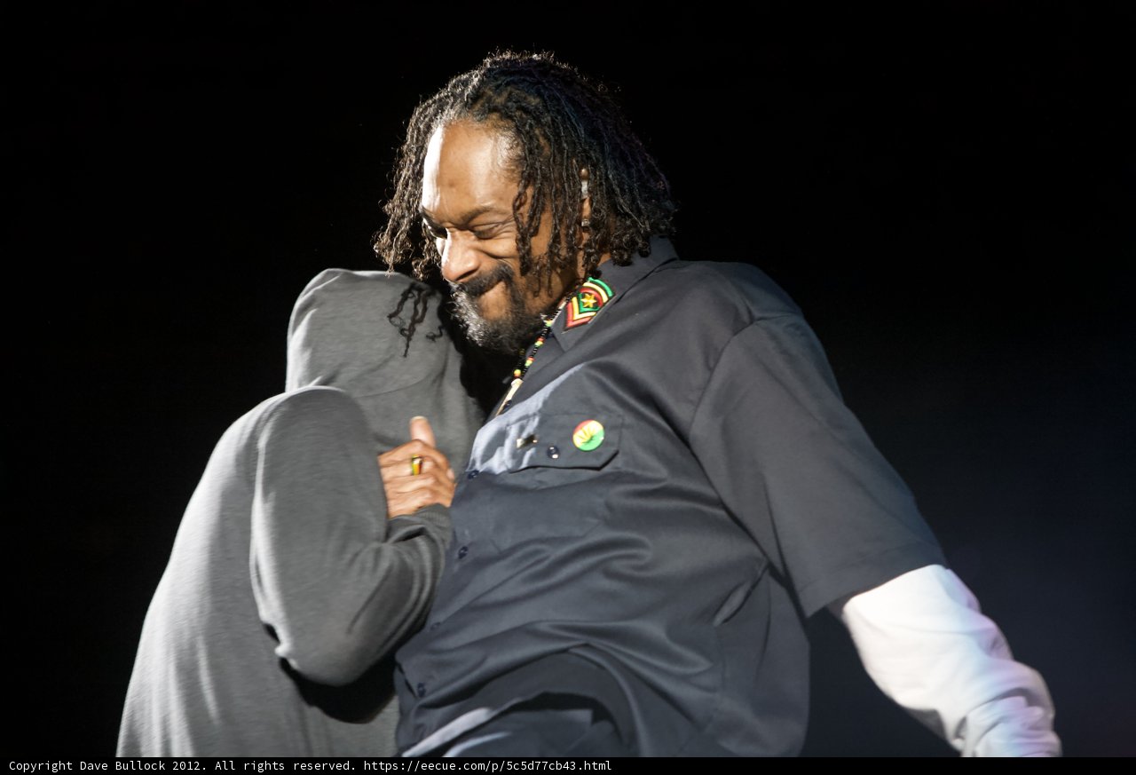 Snoop Dogg and Kanye West Grooving at Coachella 2012