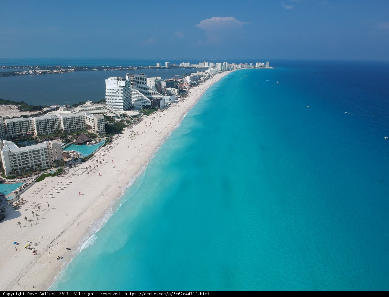 Aerial View of Cancun Beach Resort
