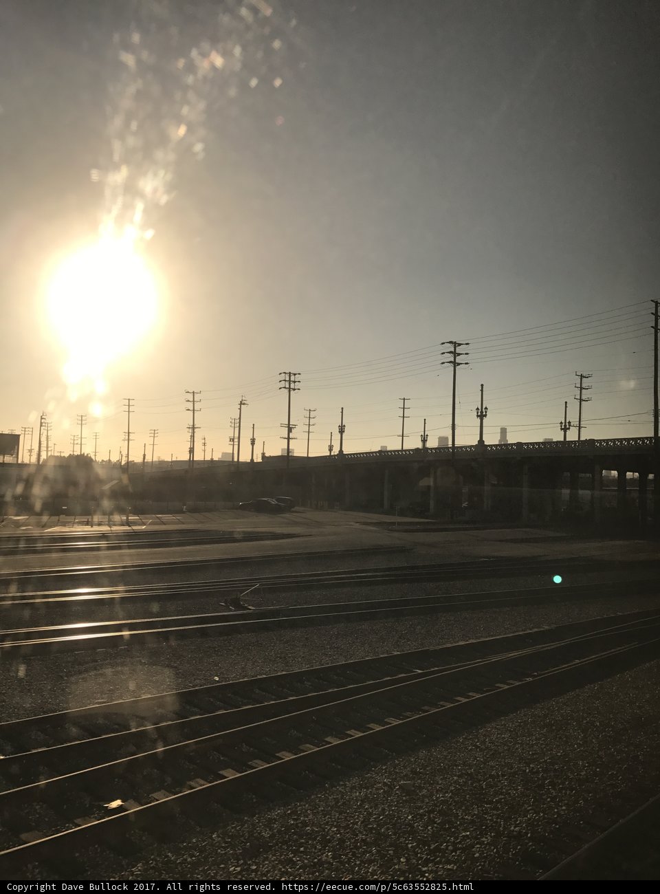 Sunset Train Track