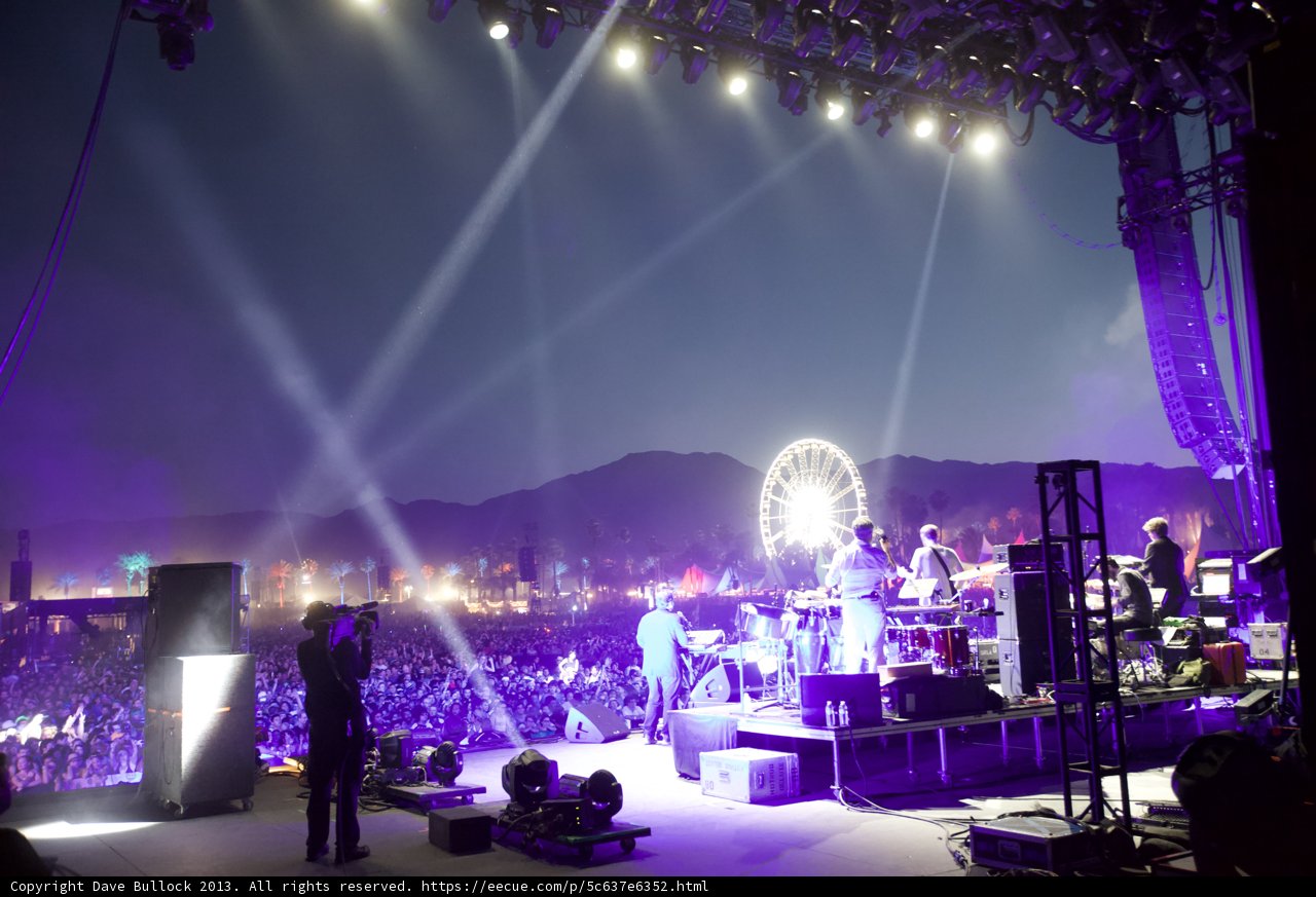 Nighttime Performance with Spectacular Lighting