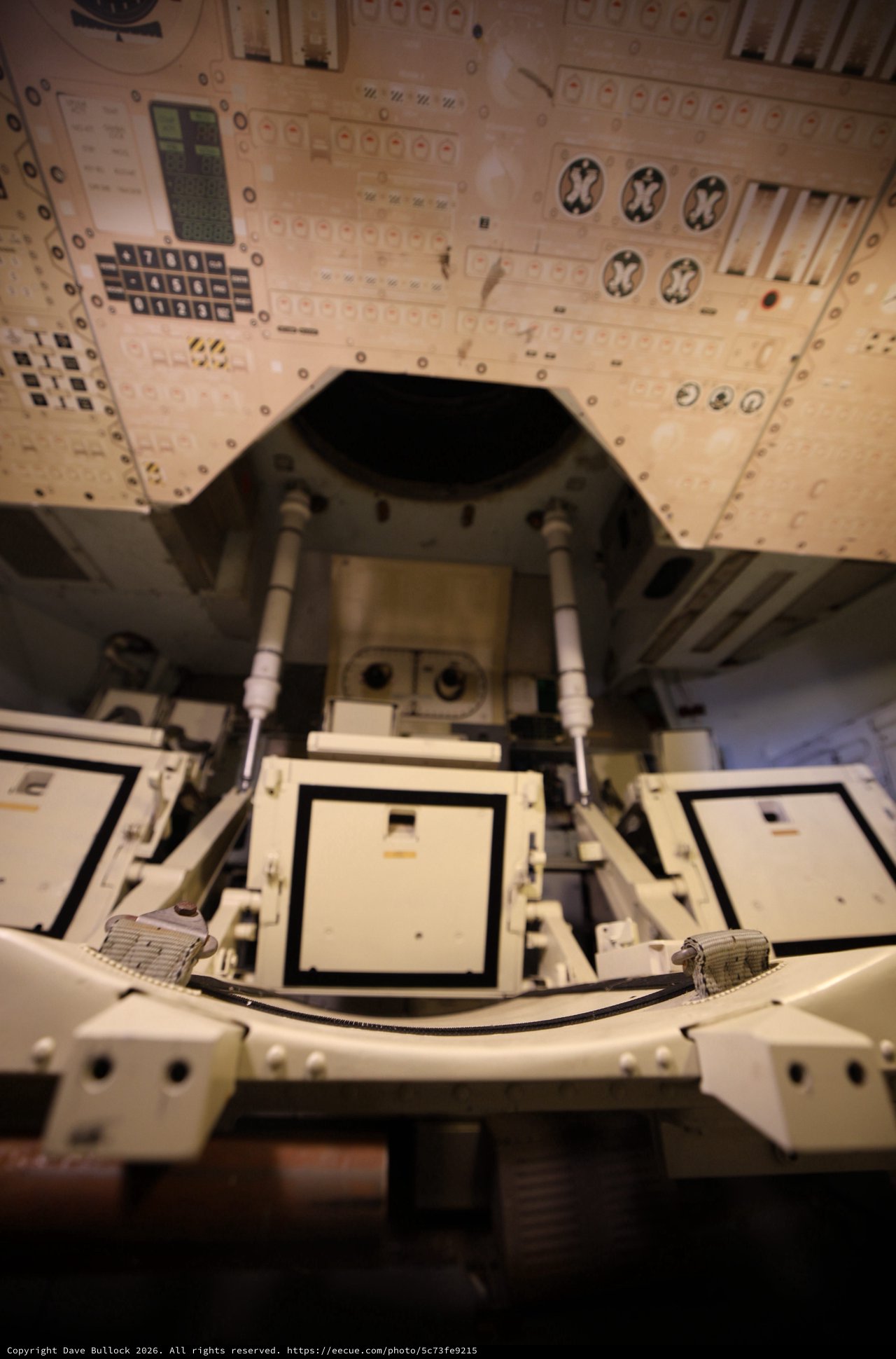 Apollo Command Module Interior at USS Hornet Museum