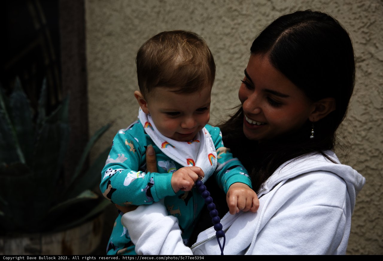A Mother's Joyful Embrace