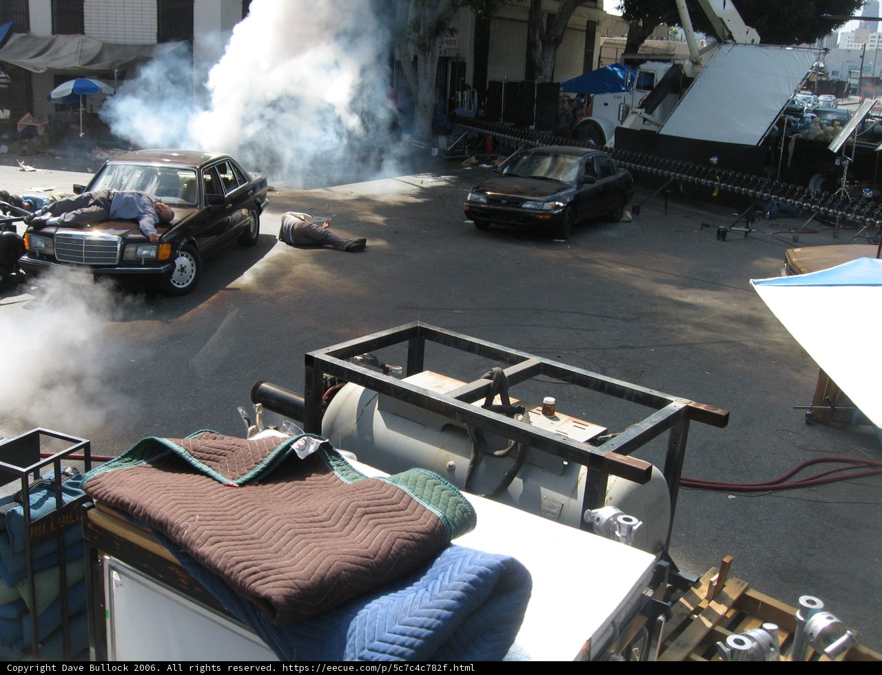 The aftermath of a car accident